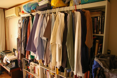 Living Room Bookshelf Closet