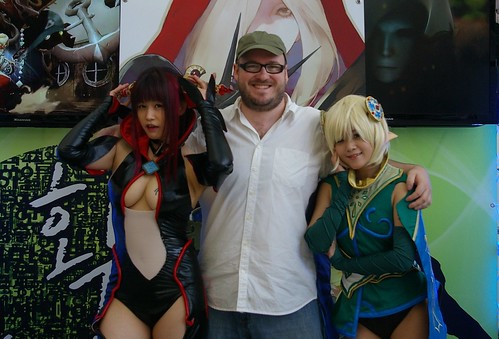 With Cosplay Game Girls at Times Square Mall, Yeongdeungpo