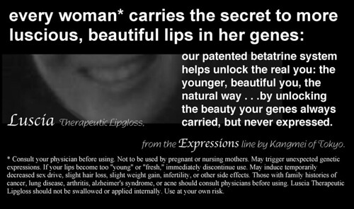 Luscia Lipgloss Cosmeceutical Ad