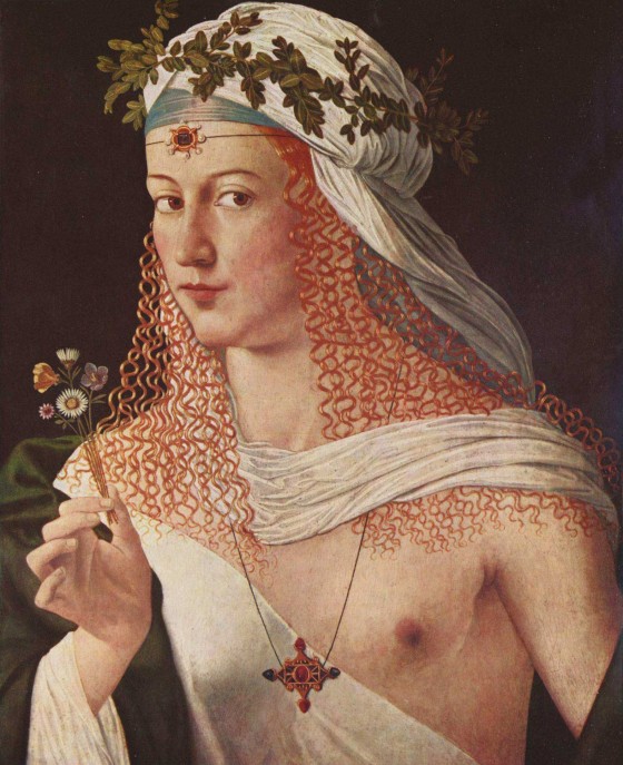 Lucrezia Borgia (portrait by Bartolomeo Veneziano). Lucrezia Borgia (portrait by Bartolomeo Veneziano).