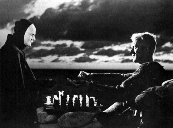 Bergman: The Seventh Seal, Death and the Knight Play Chess