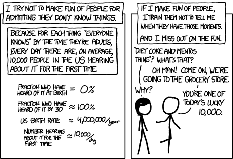 xkcd comic: The Ten Thousand