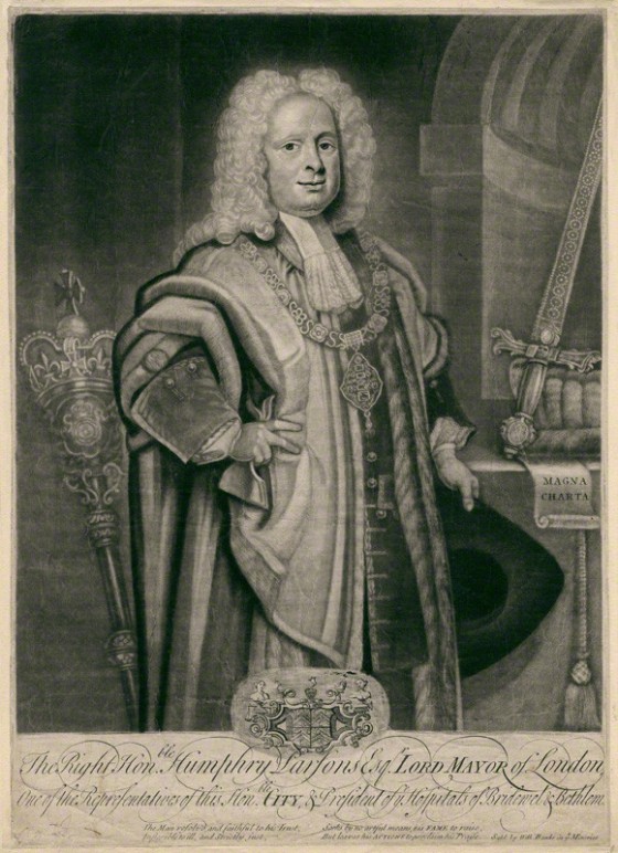 NPG D3814; Humphrey Parsons sold by William Banks