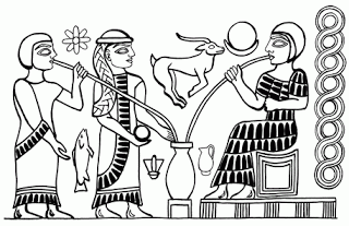 Sumerians drinking