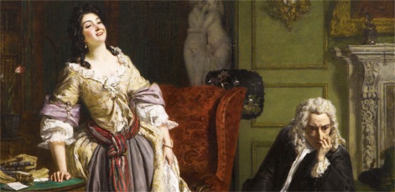 Pope Makes Love To Lady Mary Wortley Montagu – William Powell Frith (1852, oil on canvas) - See more at: http://misstransmission.co.uk/wonderful-women-of-history-lady-mary-wortley-montagu#sthash.QDPnDs73.dpuf
